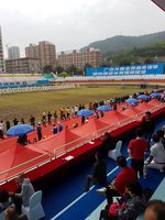 Blick ins Stadion, Entfernung 60m