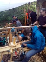 Werkeln und fachsimpeln, höchst wichtig natürlich!