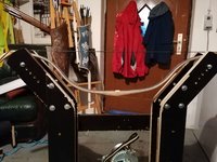 Fast zufrieden, der rechte Wurfarm ist noch ein wenig stärker.