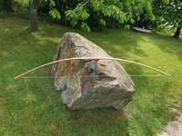 Aufgespannt bei 7" Standhöhe