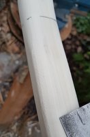 Raspelspuren mit Zeihklinge entfernt