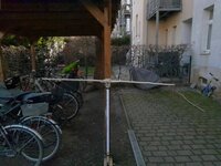 nach dem Tillern. Der Reflex ist raus. Der Bogen liegt schief. Rechter WA der obere