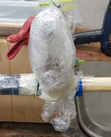 Sehnen wässern.jpg (787.95 KiB) 4818 mal betrachtet die alten Sehnen habe ich über Nacht gewässert