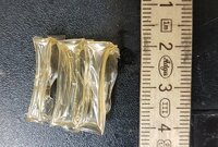 So trocknen relativ dick geschnittener Sehnenleim