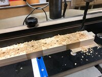 Bohren der Pfeilaufnahme