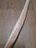 In der Mitte musste ich ein kleines Stück Ulme einkleben, da die Fichten nicht lang genug waren.