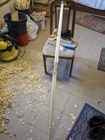 Herausarbeiten des Bogens und Dickenreduzierung mit dem Zugmesser