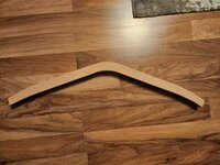 An der Oberseite wird gebogen