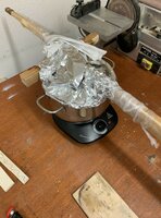 Dämpfen mit Frischhaltefolie