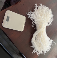 Straußensehnen frisch gezupft