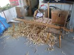 IMG_0175.JPG (180.11 KiB) 3752 mal betrachtet Span-Haufen, Zwischensequenz am Samstag um 11 Uhr früh der gemachten Späne seit Freitag Nacht.