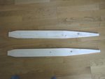Wurfarm 75cm ohne Nocken und Griff nicht ausgearbeitet, Breite ca. 7 cm