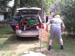 da rein geht.<br />Also ins Auto.
