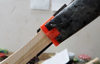 Und das Horn eingeklebt