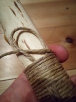 Ende durch und Schlaufe vorsichtig rausziehen