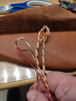 Gedrehte Sehne, doppelt flämisch gespleißt