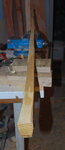 nach dem Spalten und verkürzen auf 144cm